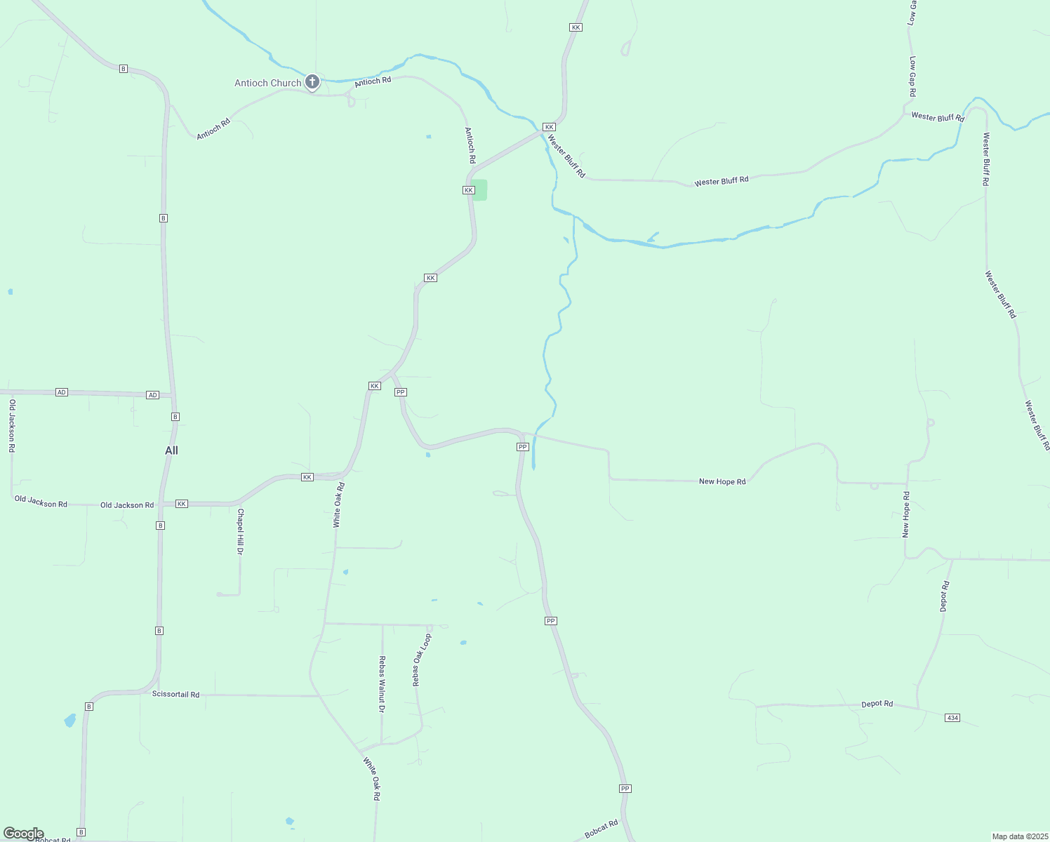 map of restaurants, bars, coffee shops, grocery stores, and more near 33 New Hope Road in Fordland