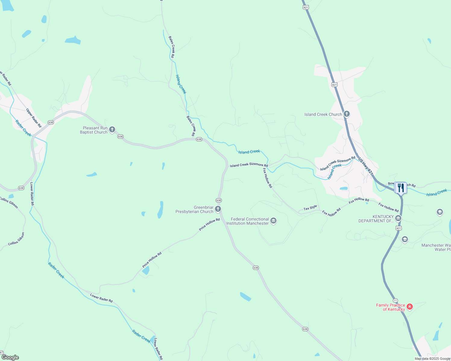 map of restaurants, bars, coffee shops, grocery stores, and more near 29 Fredrick Lane in Manchester