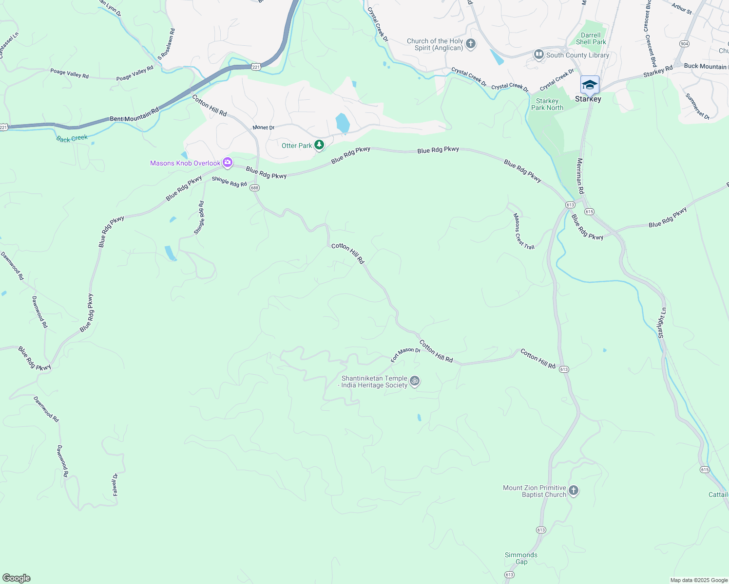 map of restaurants, bars, coffee shops, grocery stores, and more near 6661 Christopher Drive in Roanoke