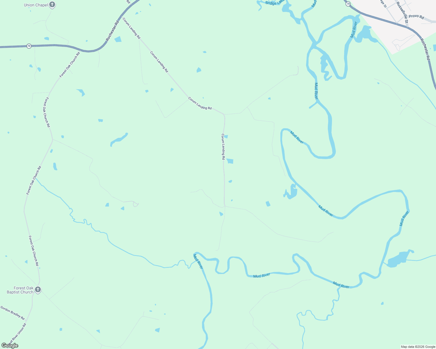 map of restaurants, bars, coffee shops, grocery stores, and more near Corum Landing Road in Drakesboro