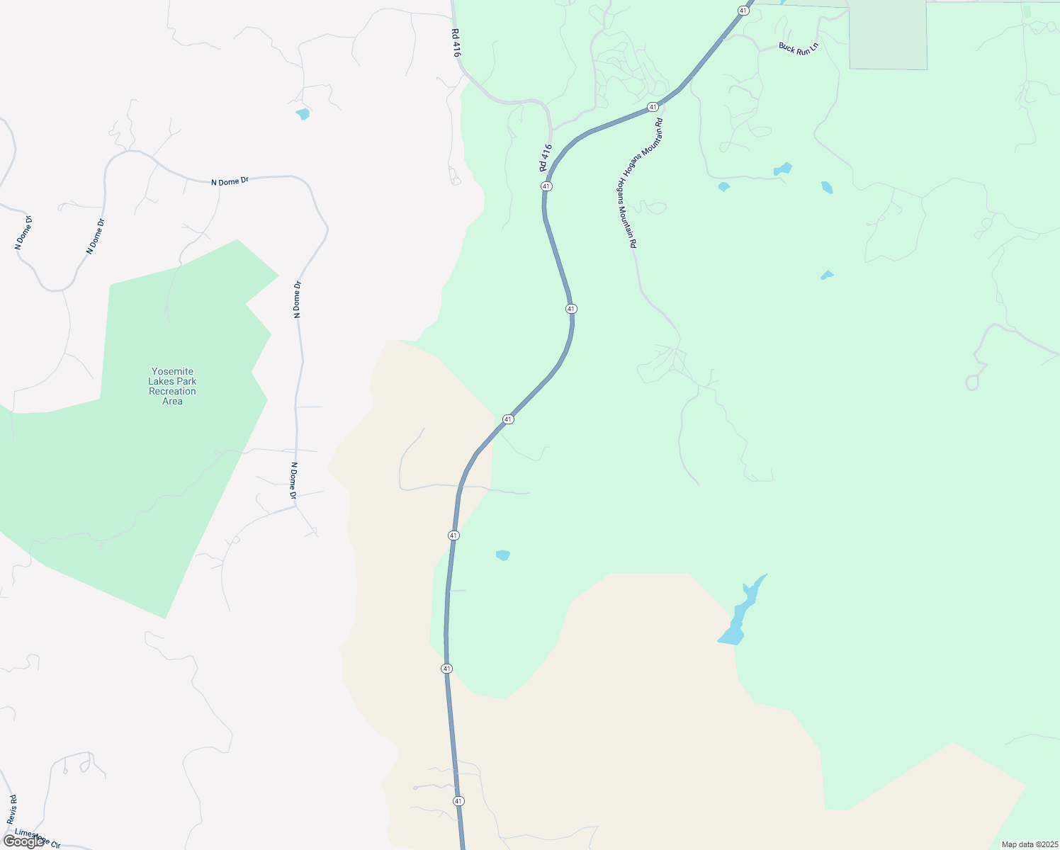 map of restaurants, bars, coffee shops, grocery stores, and more near 45069 Mecca Lane in Coarsegold