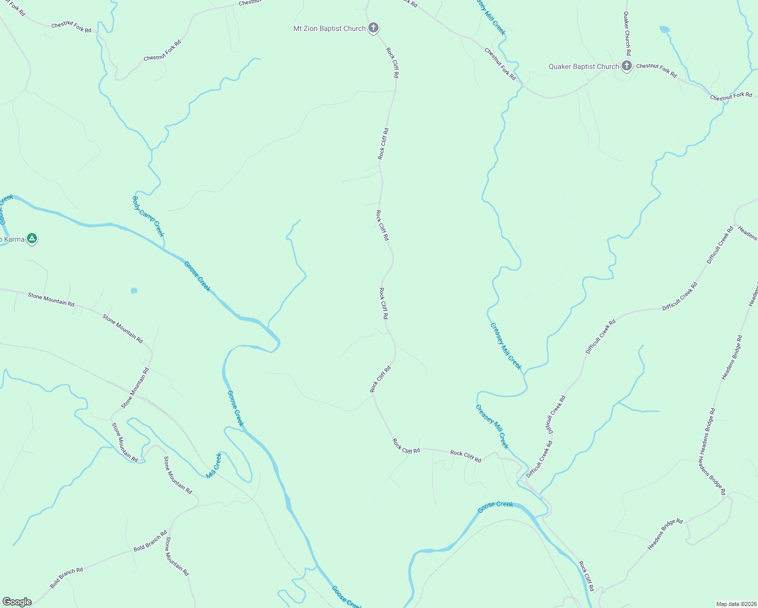 map of restaurants, bars, coffee shops, grocery stores, and more near 4698 Rock Cliff Road in Bedford