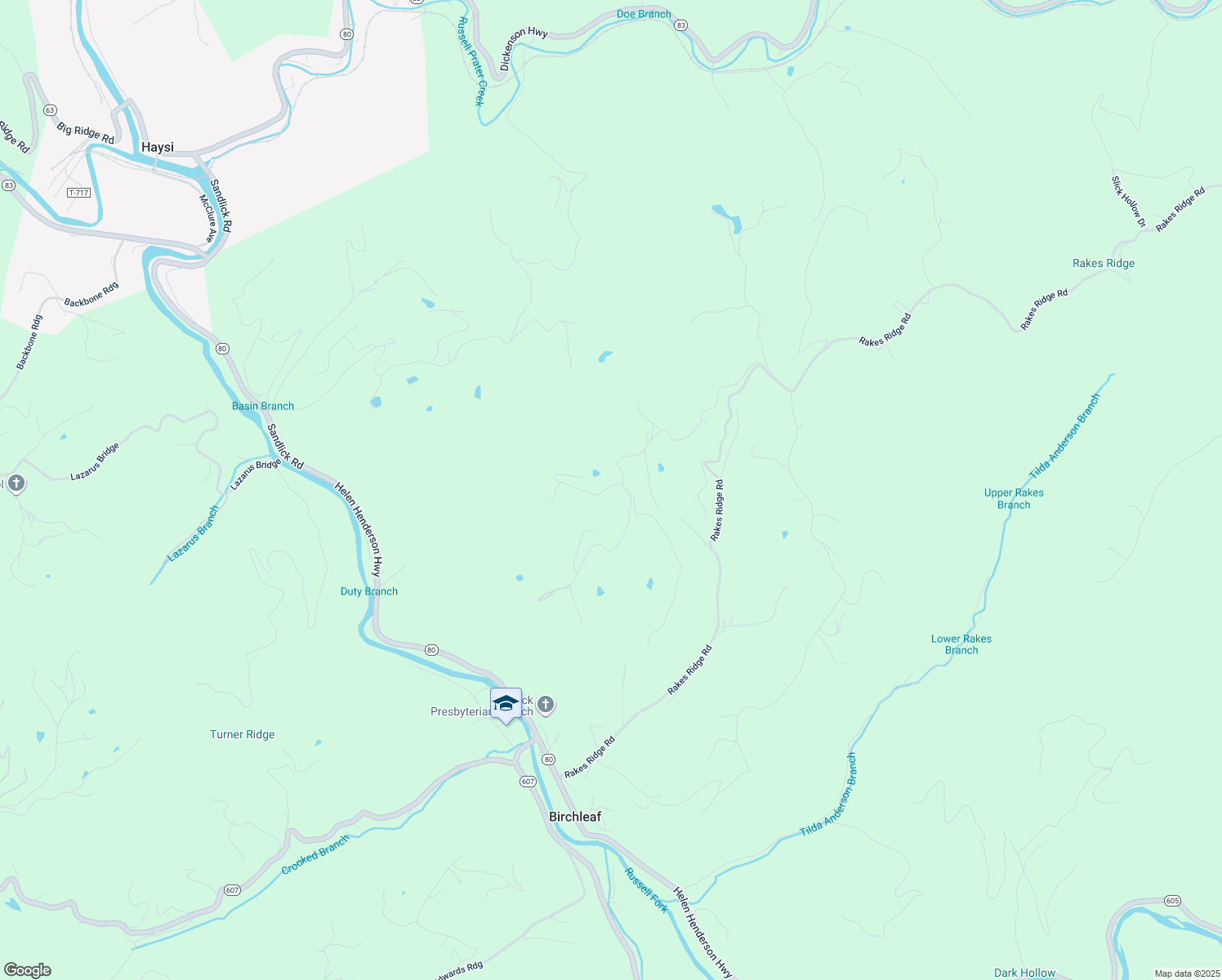 map of restaurants, bars, coffee shops, grocery stores, and more near 774 South Skyline Drive in Birchleaf