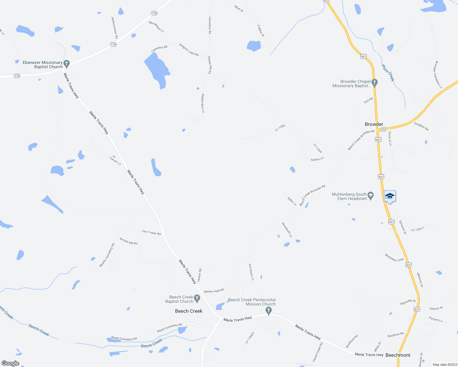 map of restaurants, bars, coffee shops, grocery stores, and more near in Beech Creek