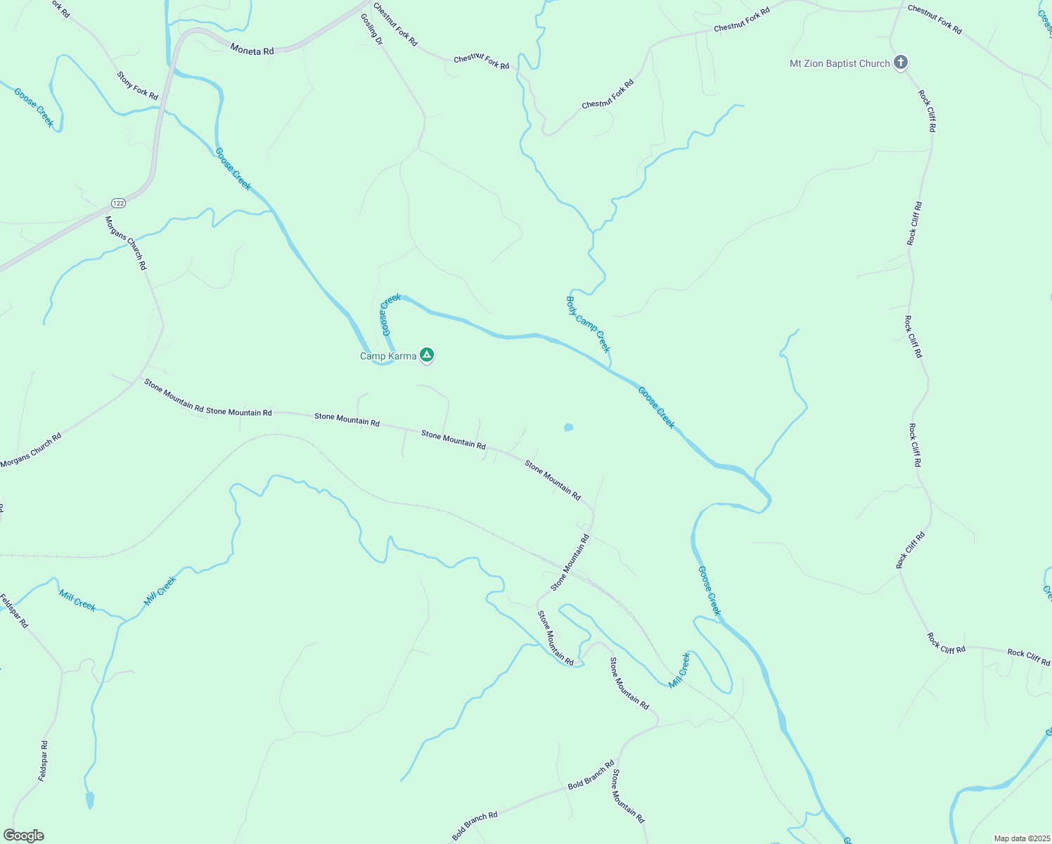 map of restaurants, bars, coffee shops, grocery stores, and more near 2272 Stone Mountain Road in Bedford