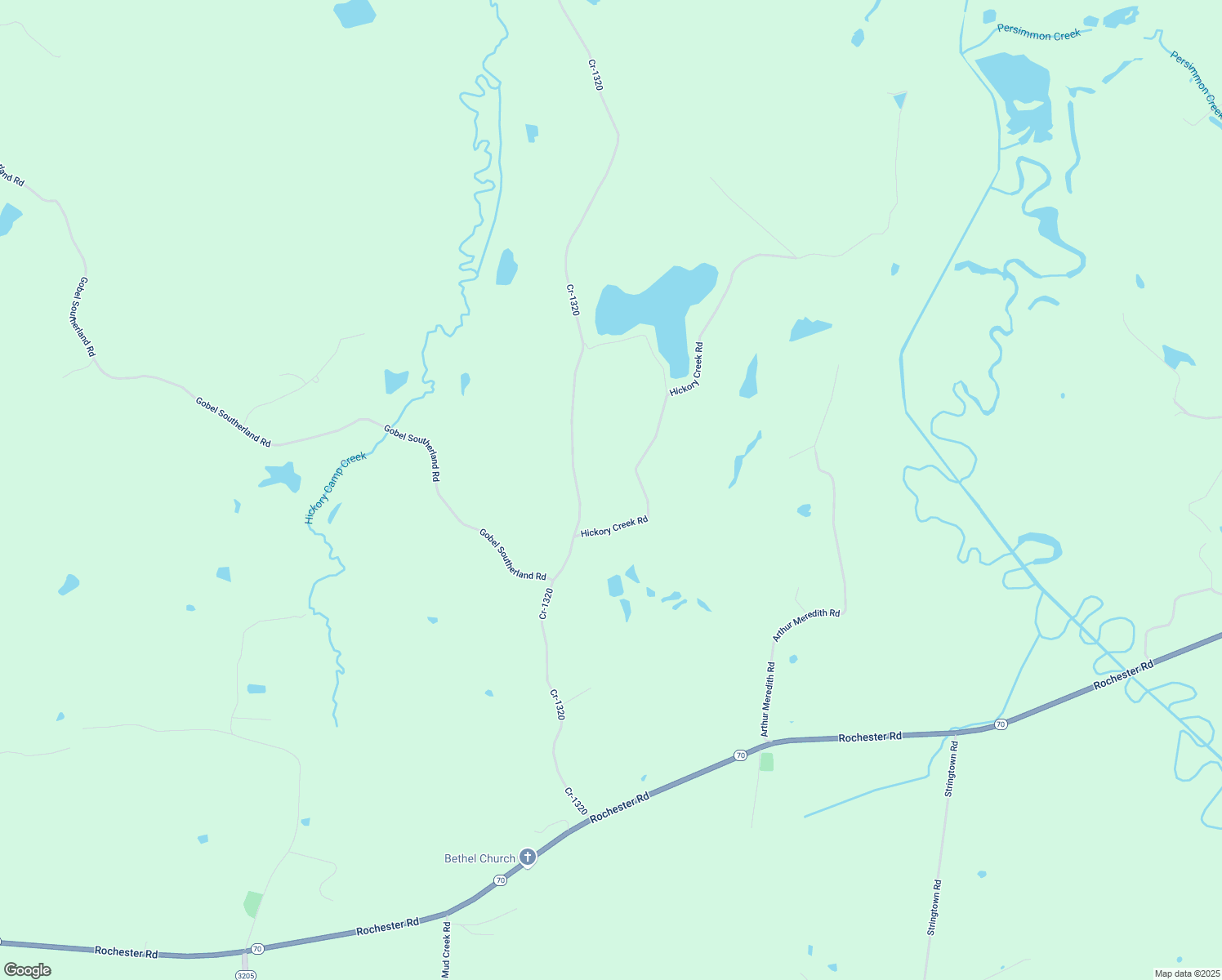 map of restaurants, bars, coffee shops, grocery stores, and more near 886 Hickory Camp Creek in Morgantown