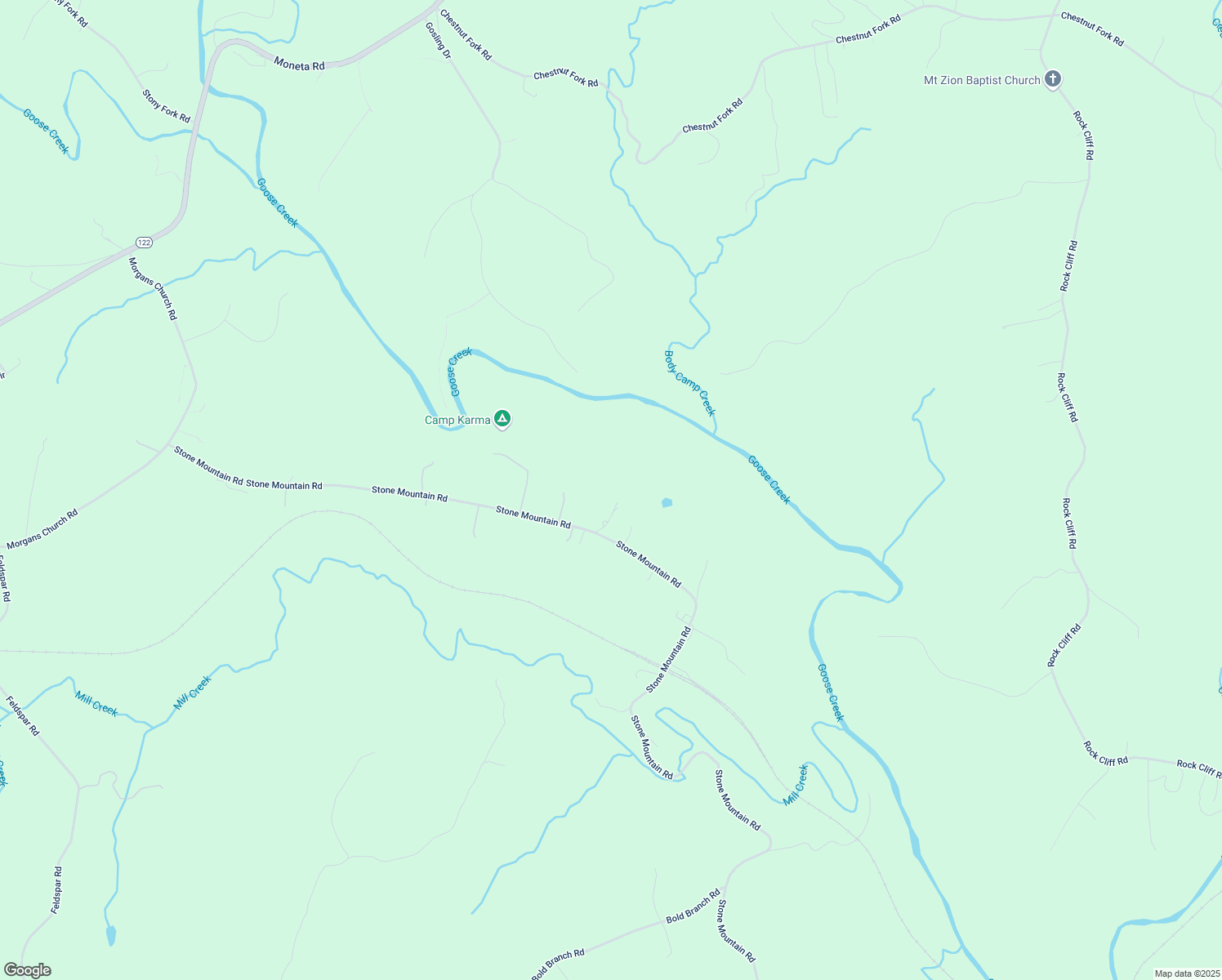 map of restaurants, bars, coffee shops, grocery stores, and more near 2272 Stone Mountain Road in Bedford