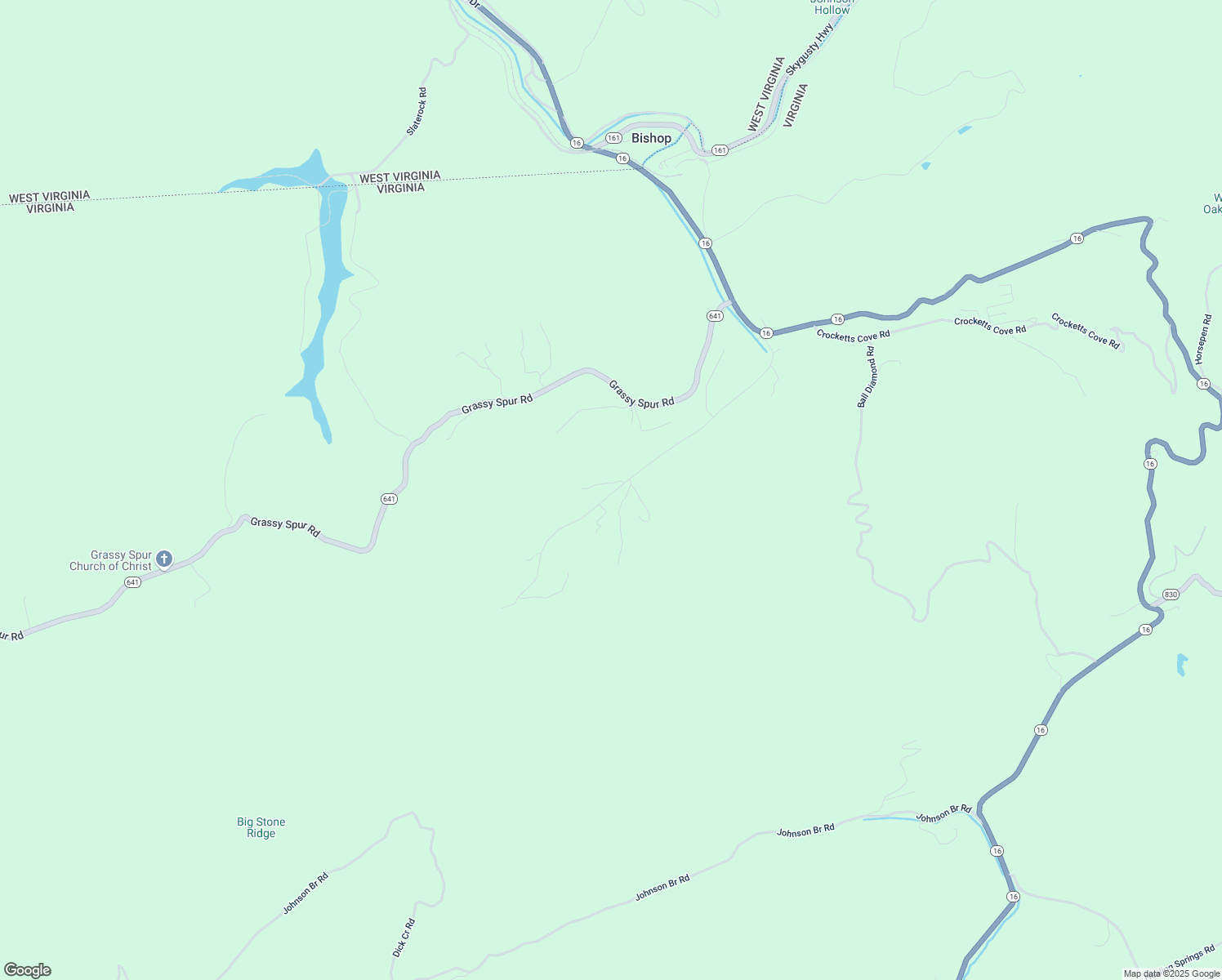 map of restaurants, bars, coffee shops, grocery stores, and more near Serinty Road in Bandy