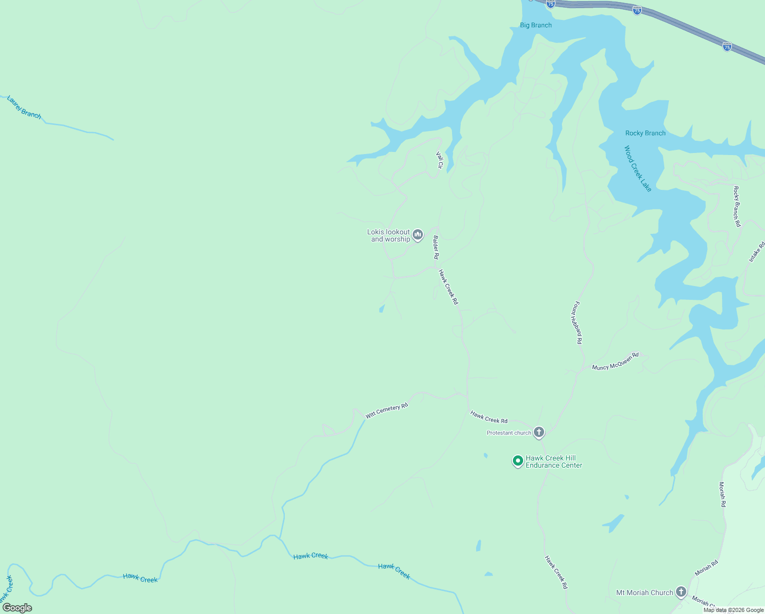 map of restaurants, bars, coffee shops, grocery stores, and more near 3492 Hawk Creek Road in London