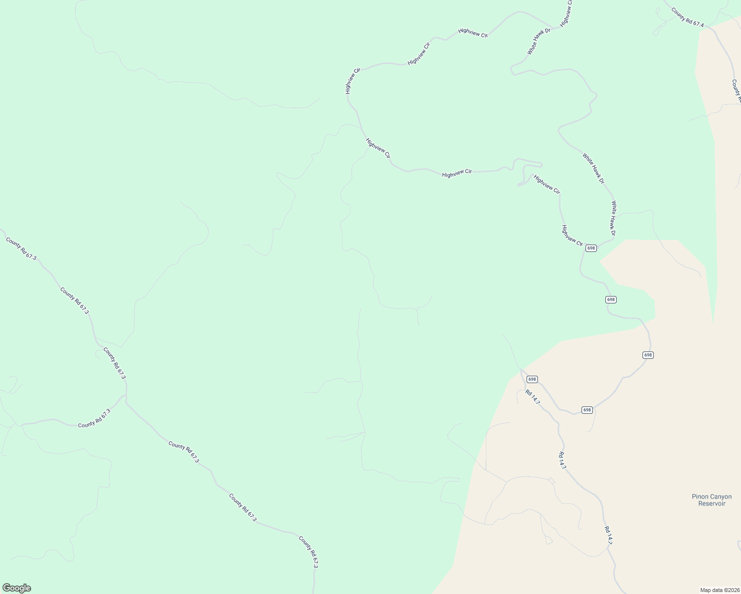 map of restaurants, bars, coffee shops, grocery stores, and more near 14422 Arrowhead Drive in Trinidad