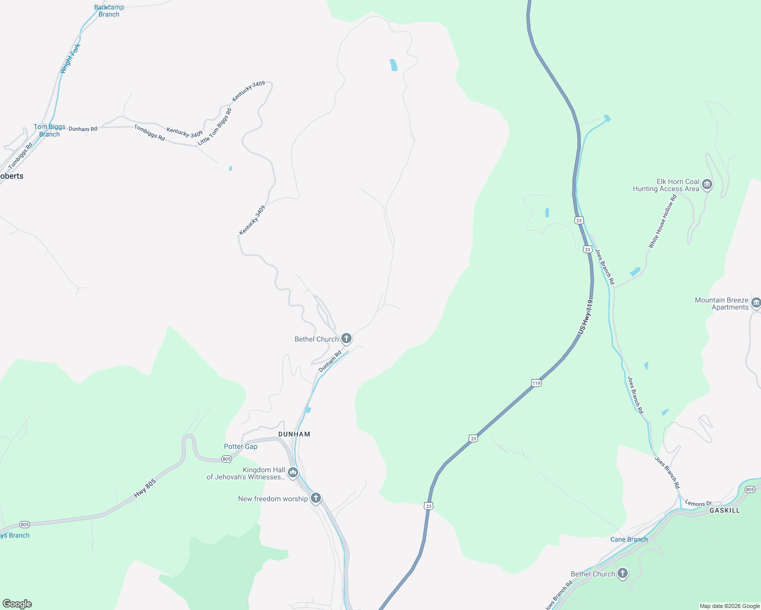 map of restaurants, bars, coffee shops, grocery stores, and more near Straight Row in Jenkins