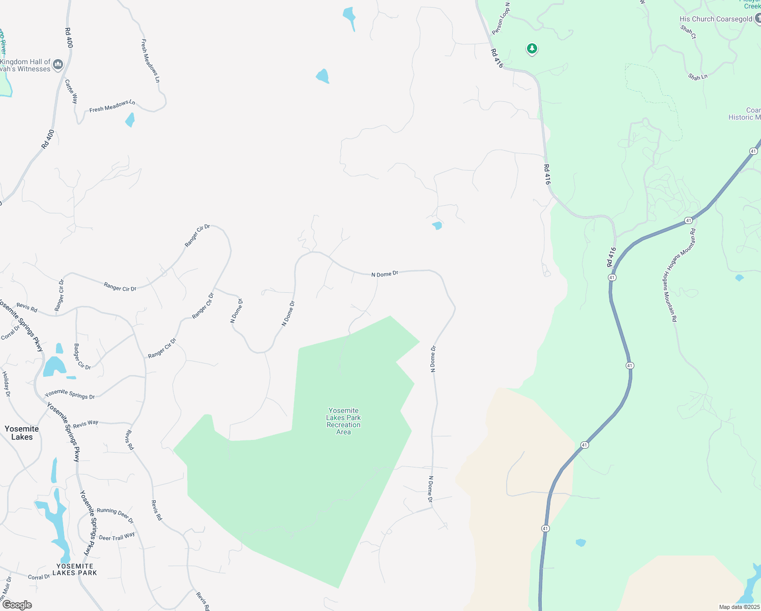 map of restaurants, bars, coffee shops, grocery stores, and more near 31049 Blue Heron Way in Coarsegold