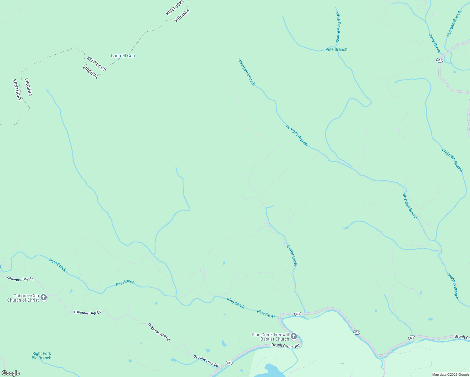 map of restaurants, bars, coffee shops, grocery stores, and more near State Route 622 in Clintwood