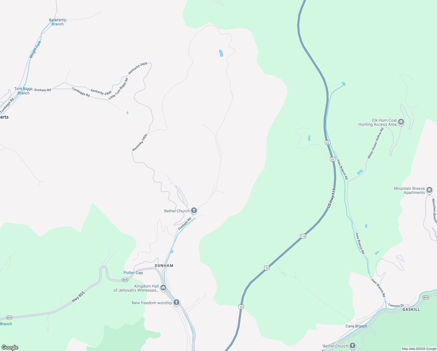 map of restaurants, bars, coffee shops, grocery stores, and more near Straight Row in Jenkins