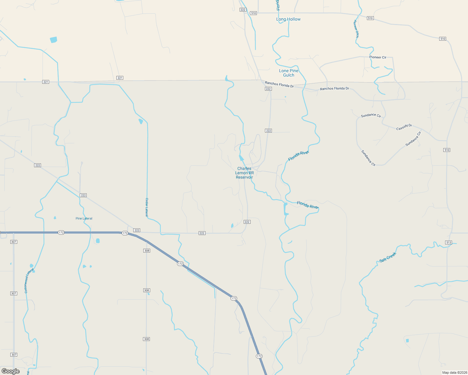 map of restaurants, bars, coffee shops, grocery stores, and more near 2795 County Road 222 in Durango