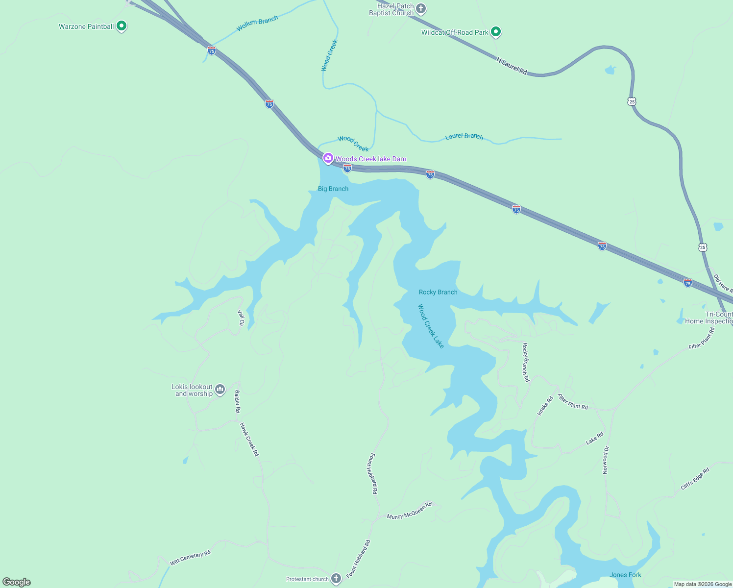 map of restaurants, bars, coffee shops, grocery stores, and more near 1540 F Hubbard Road in London