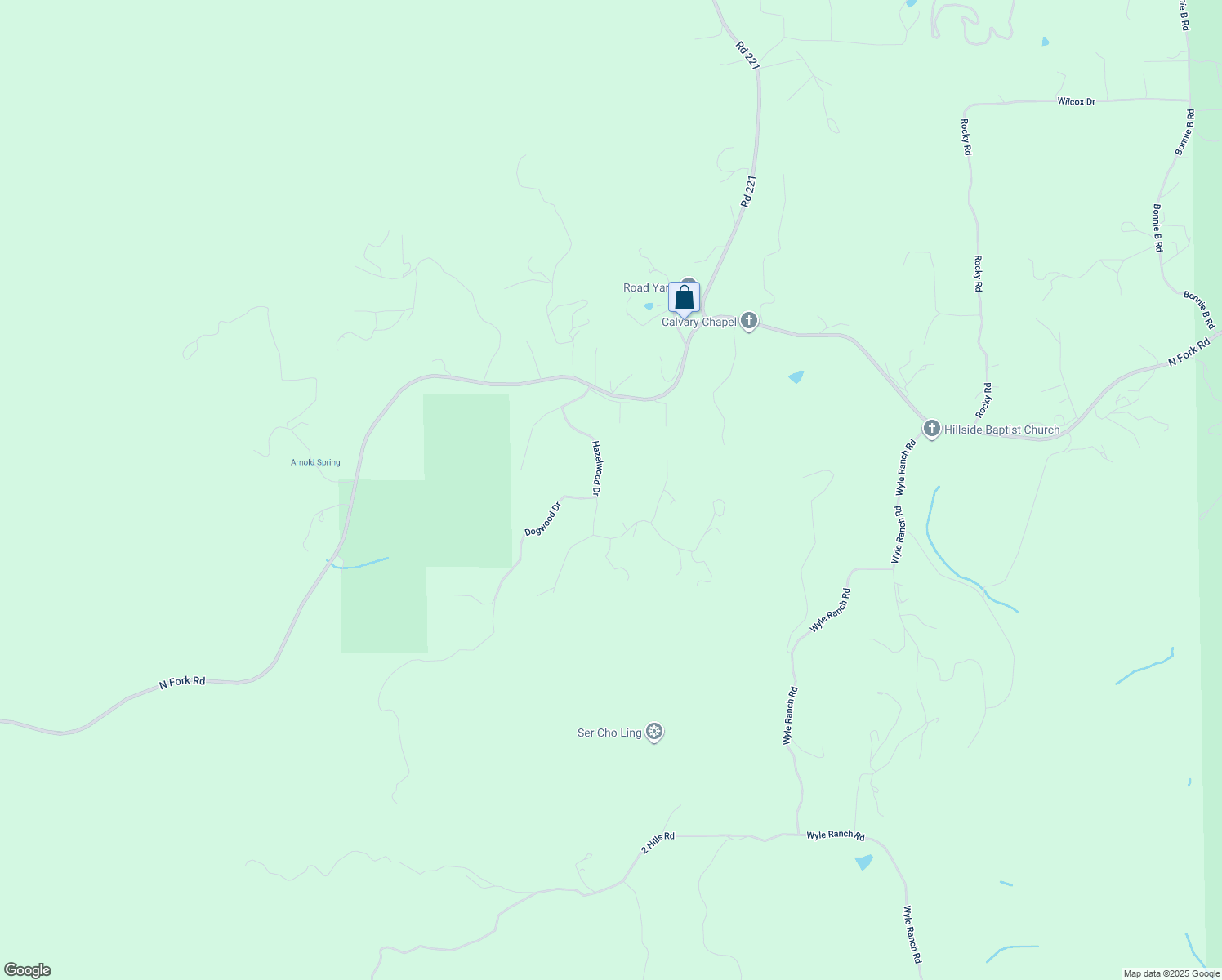 map of restaurants, bars, coffee shops, grocery stores, and more near 31493 Hazelwood Drive in North Fork