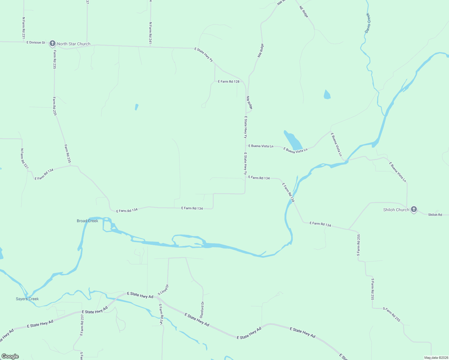 map of restaurants, bars, coffee shops, grocery stores, and more near 9300-9499 East Maple Ridge Lane in Strafford