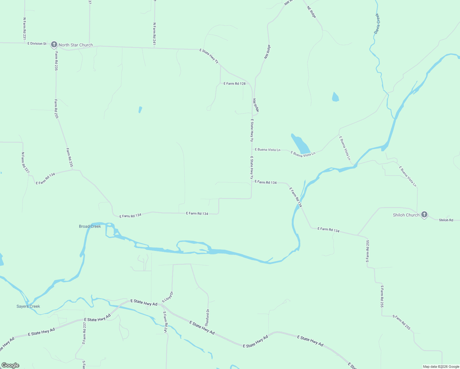 map of restaurants, bars, coffee shops, grocery stores, and more near 9300-9499 East Maple Ridge Lane in Strafford