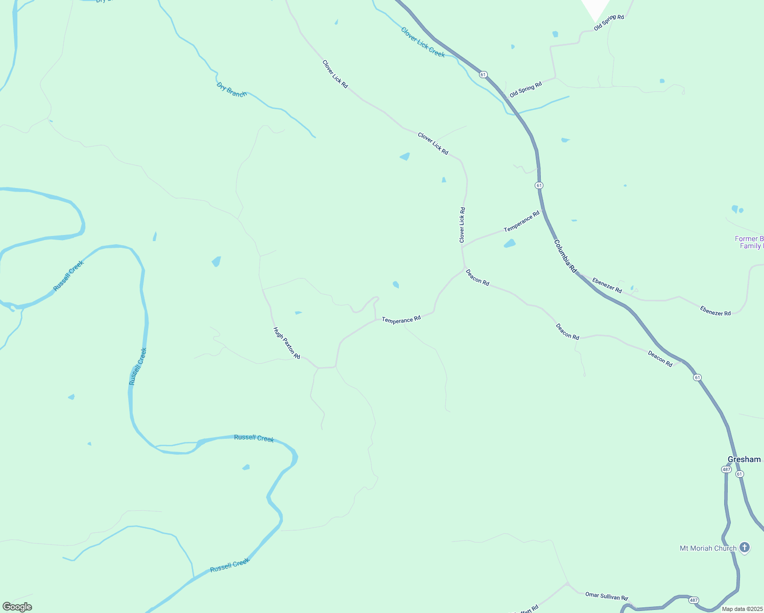 map of restaurants, bars, coffee shops, grocery stores, and more near D Montgomery Road in Greensburg