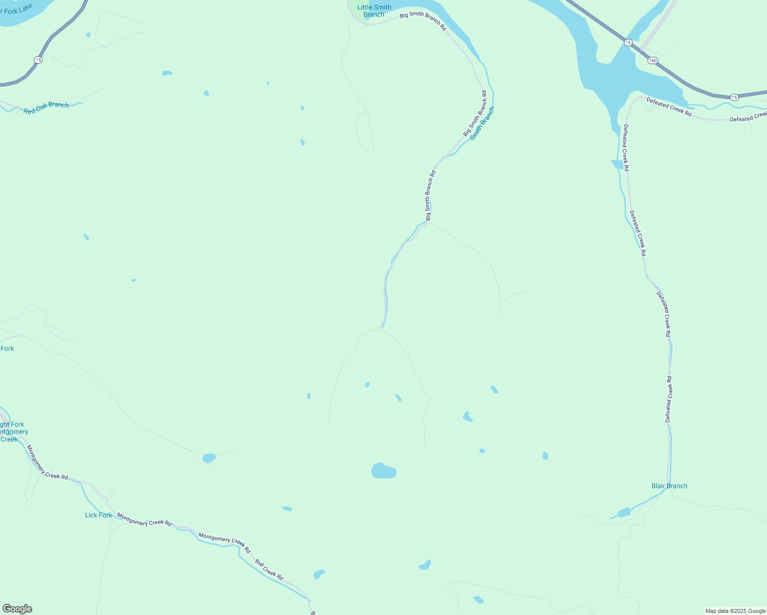 map of restaurants, bars, coffee shops, grocery stores, and more near 2160 Big Smith Branch Road in Anco