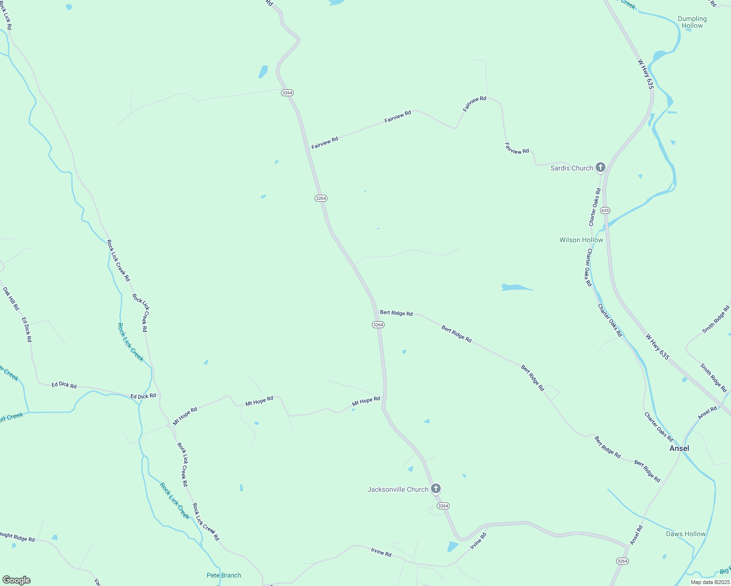 map of restaurants, bars, coffee shops, grocery stores, and more near 4771 State Highway 3264 in Science Hill