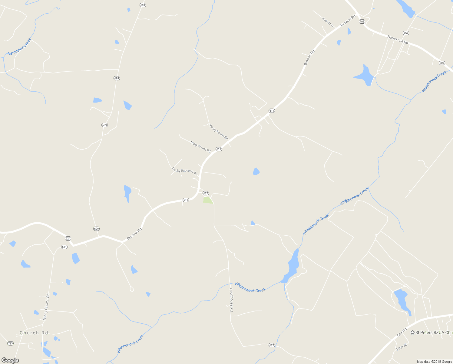 map of restaurants, bars, coffee shops, grocery stores, and more near 14035 Browns Road in Church Road