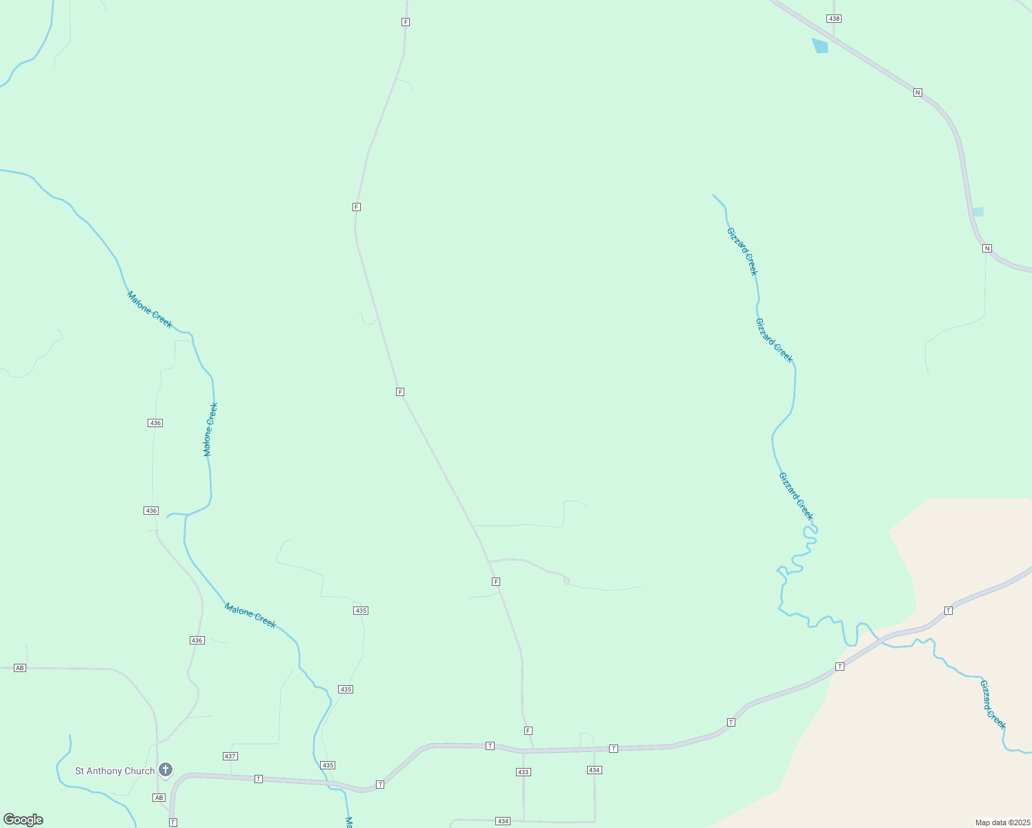 map of restaurants, bars, coffee shops, grocery stores, and more near State Highway F in Leopold