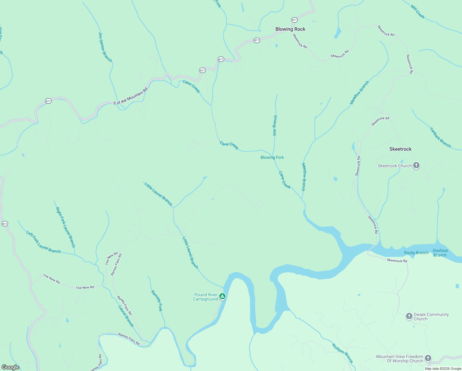 map of restaurants, bars, coffee shops, grocery stores, and more near State Route 754 in Clintwood