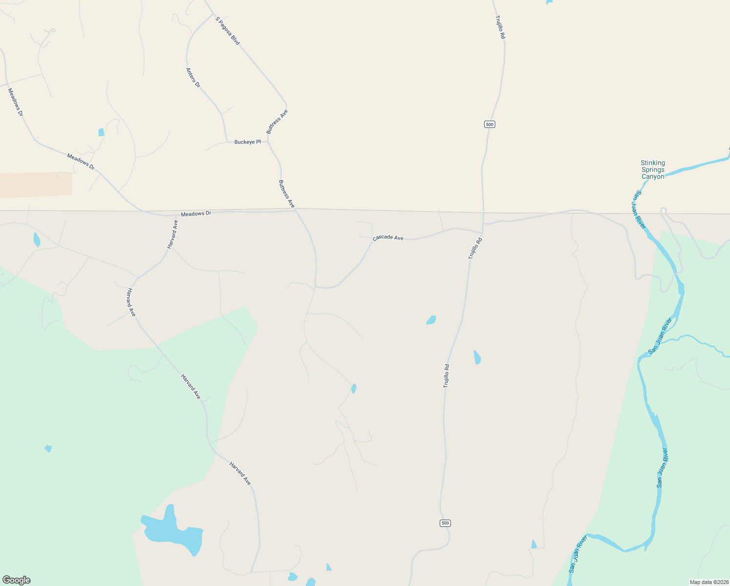 map of restaurants, bars, coffee shops, grocery stores, and more near 163 Cascade Avenue in Pagosa Springs
