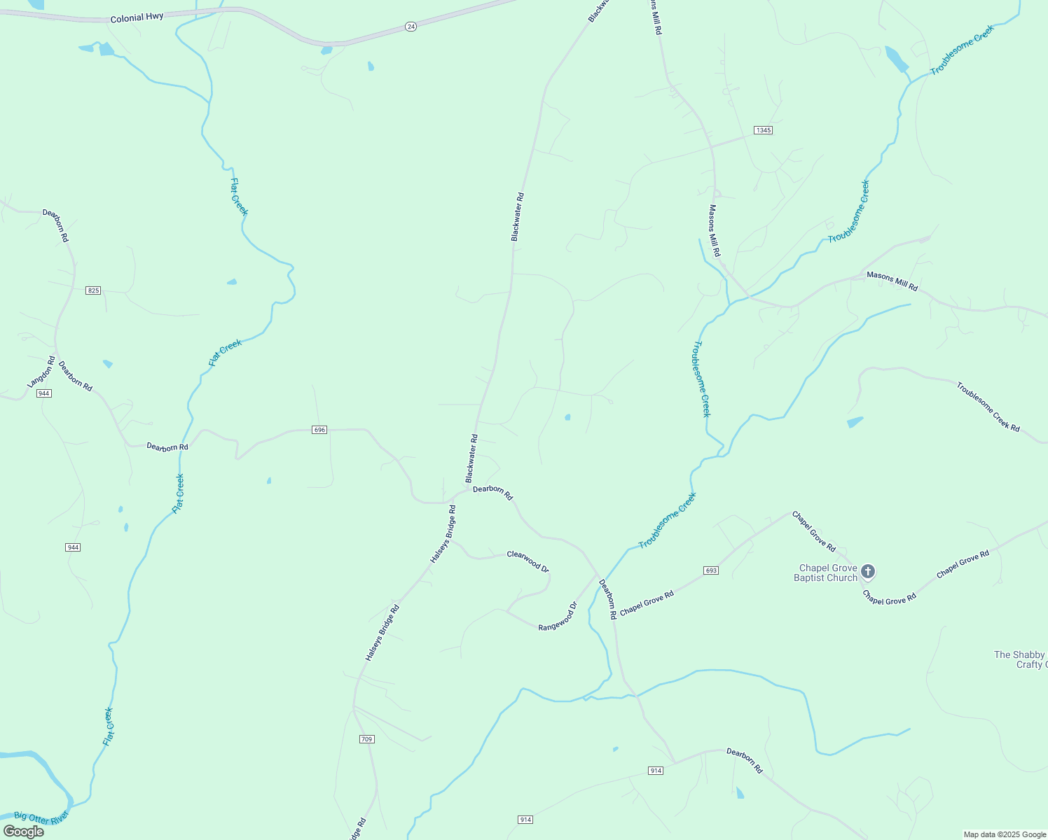 map of restaurants, bars, coffee shops, grocery stores, and more near 171 Autumn Drive in Evington