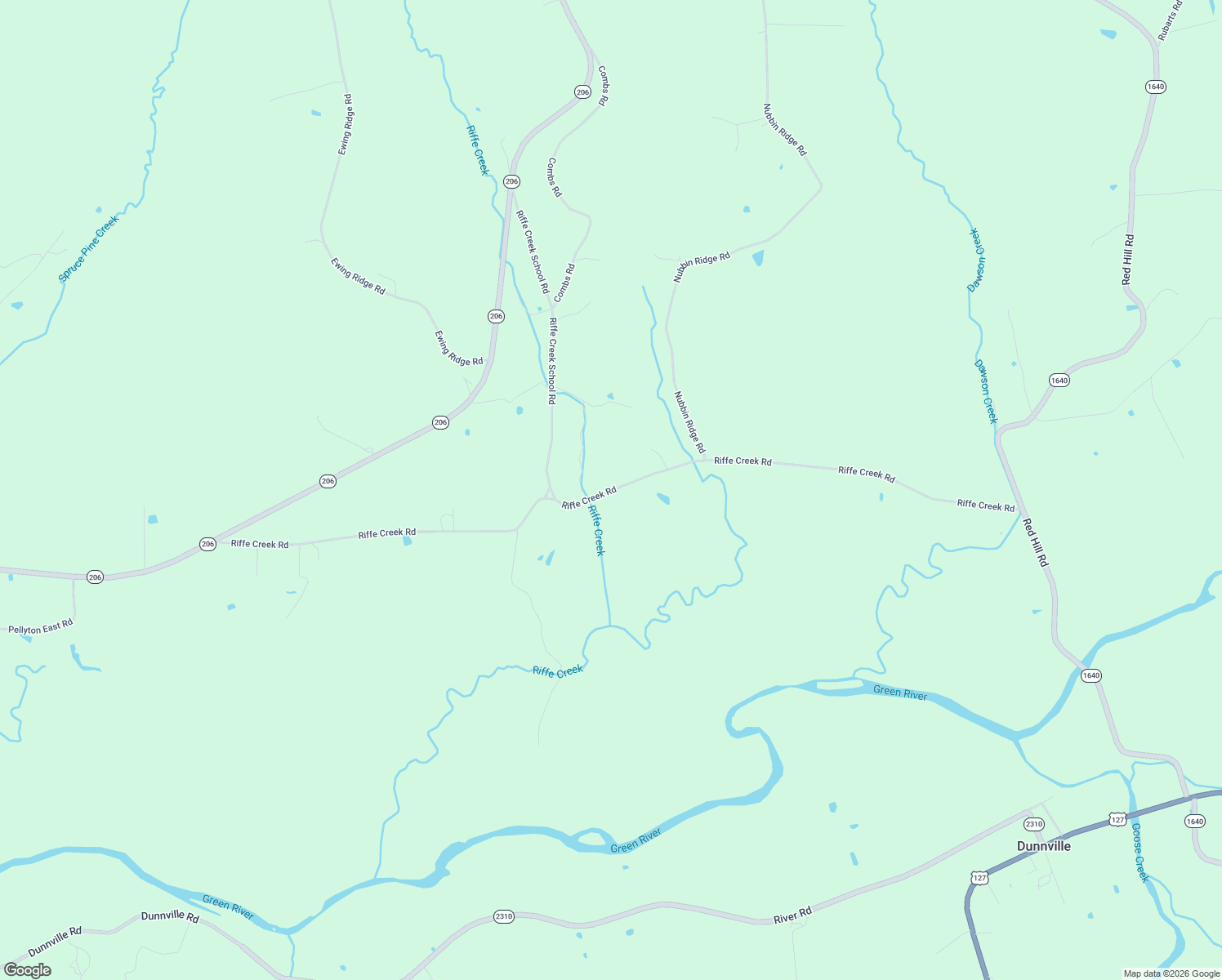 map of restaurants, bars, coffee shops, grocery stores, and more near 1085 Riffe Creek Road in Dunnville