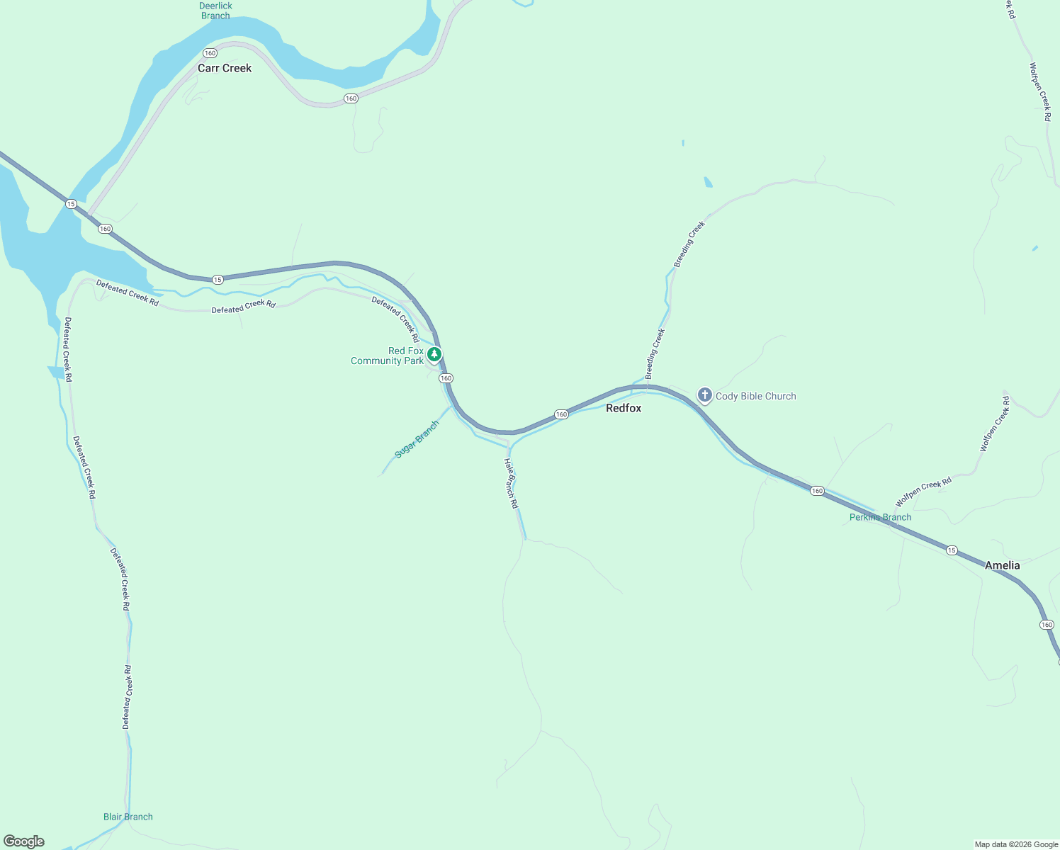 map of restaurants, bars, coffee shops, grocery stores, and more near 1780 Redfox Road in Redfox