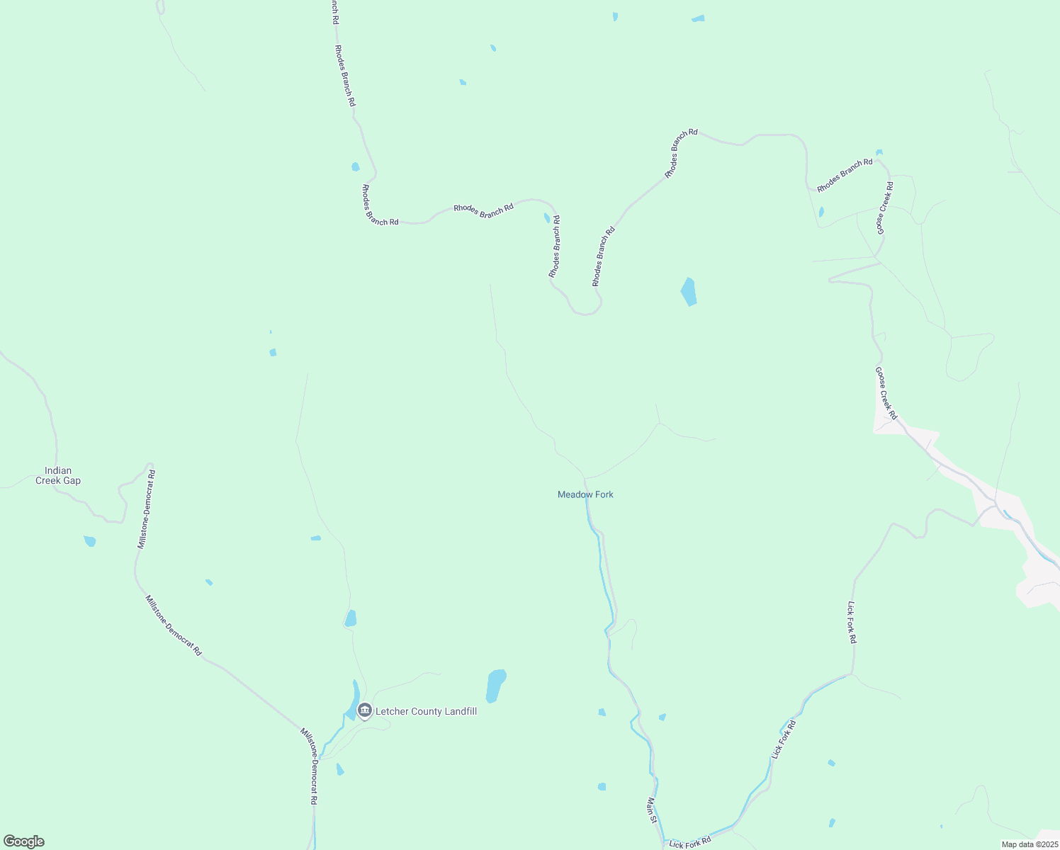 map of restaurants, bars, coffee shops, grocery stores, and more near 2895 Rhodes Branch Road in Millstone