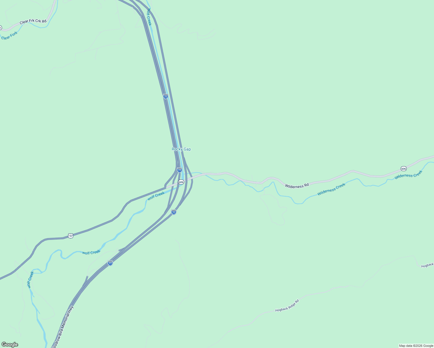 map of restaurants, bars, coffee shops, grocery stores, and more near Wilderness Road in Bastian
