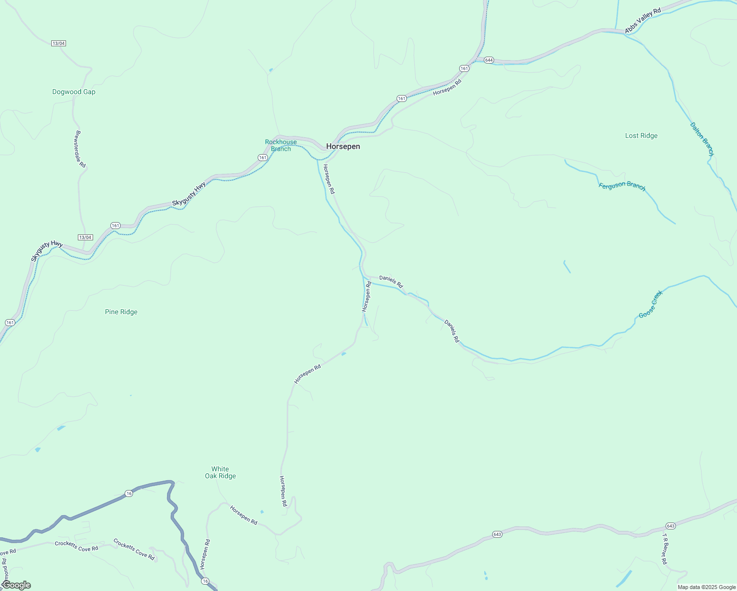 map of restaurants, bars, coffee shops, grocery stores, and more near in Horsepen