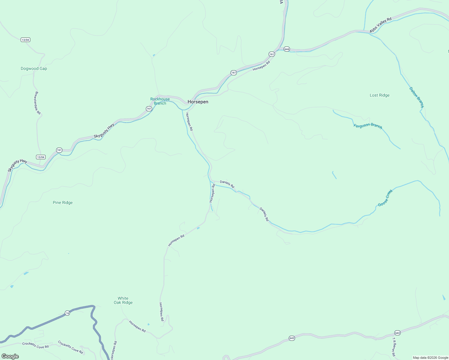 map of restaurants, bars, coffee shops, grocery stores, and more near 185 Daniels Road in Bandy