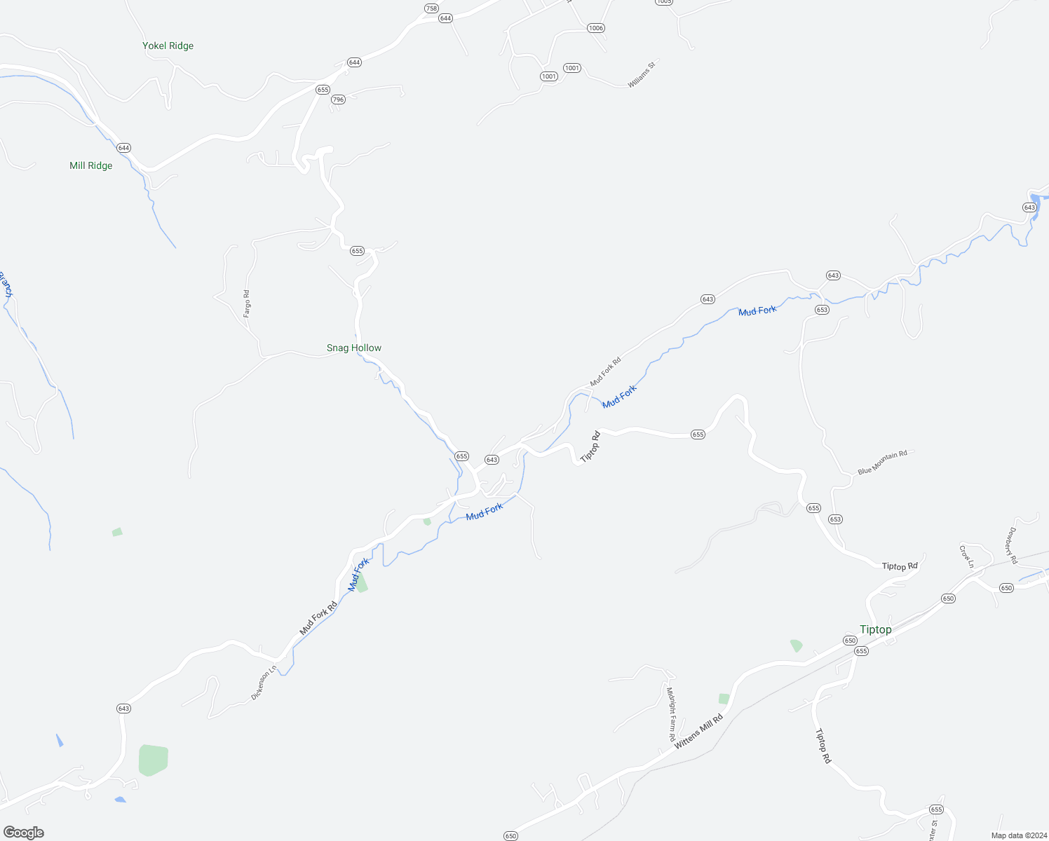 map of restaurants, bars, coffee shops, grocery stores, and more near 177 Lefler Road in Bluefield