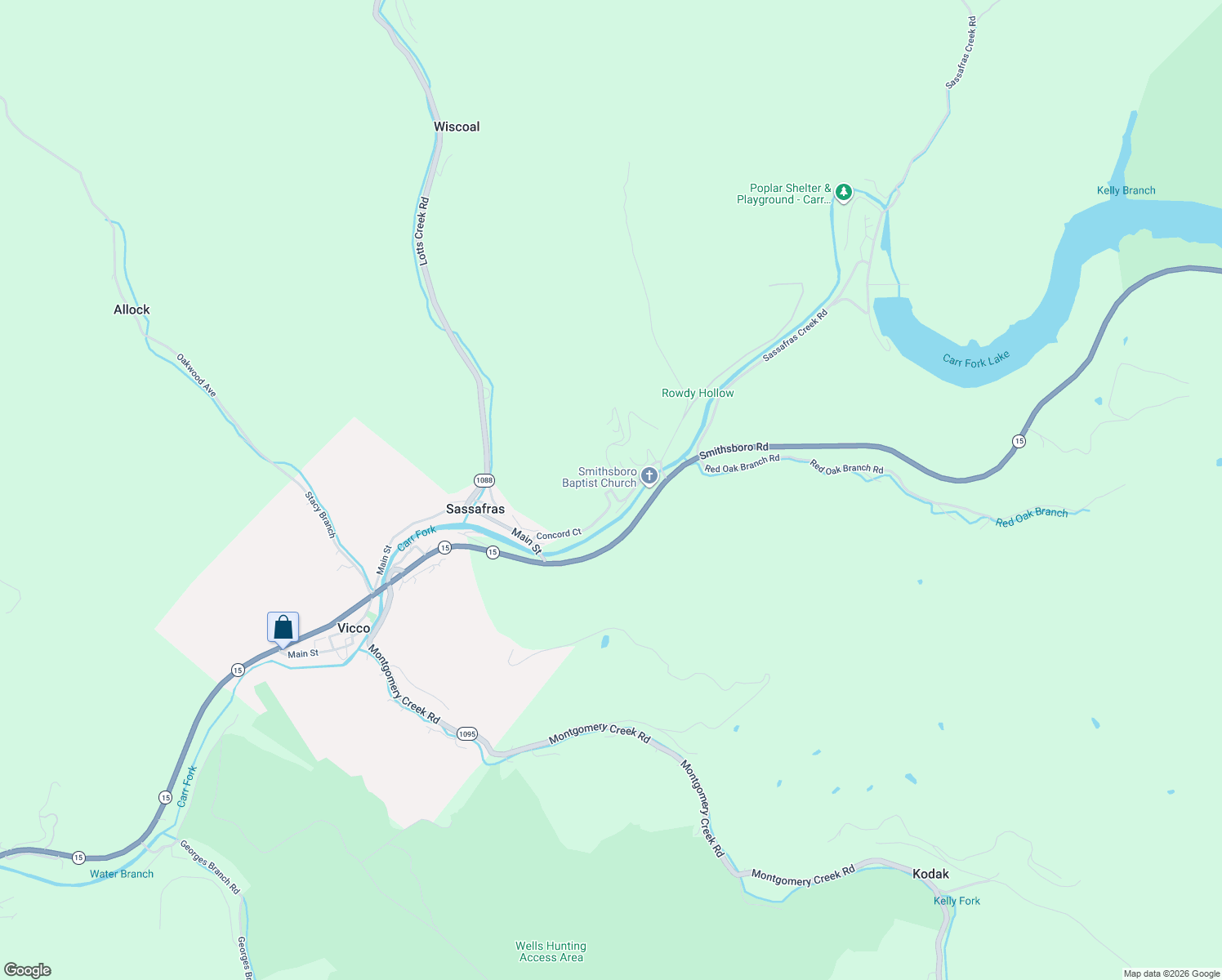 map of restaurants, bars, coffee shops, grocery stores, and more near 128 Concord Court in Sassafras