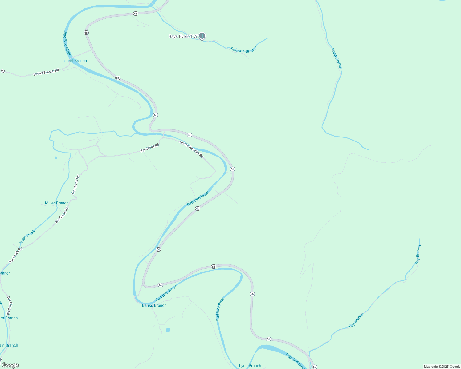 map of restaurants, bars, coffee shops, grocery stores, and more near Kentucky 66 in Oneida