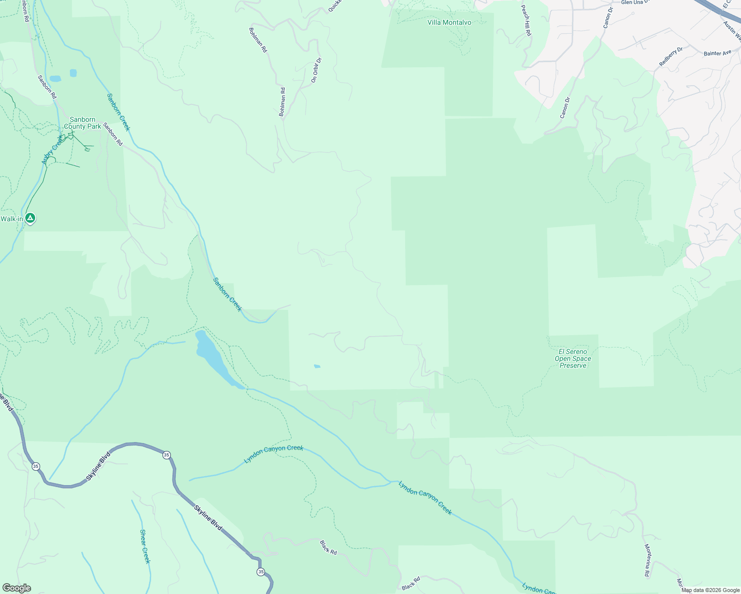 map of restaurants, bars, coffee shops, grocery stores, and more near 16951 Bohlman Road in Saratoga