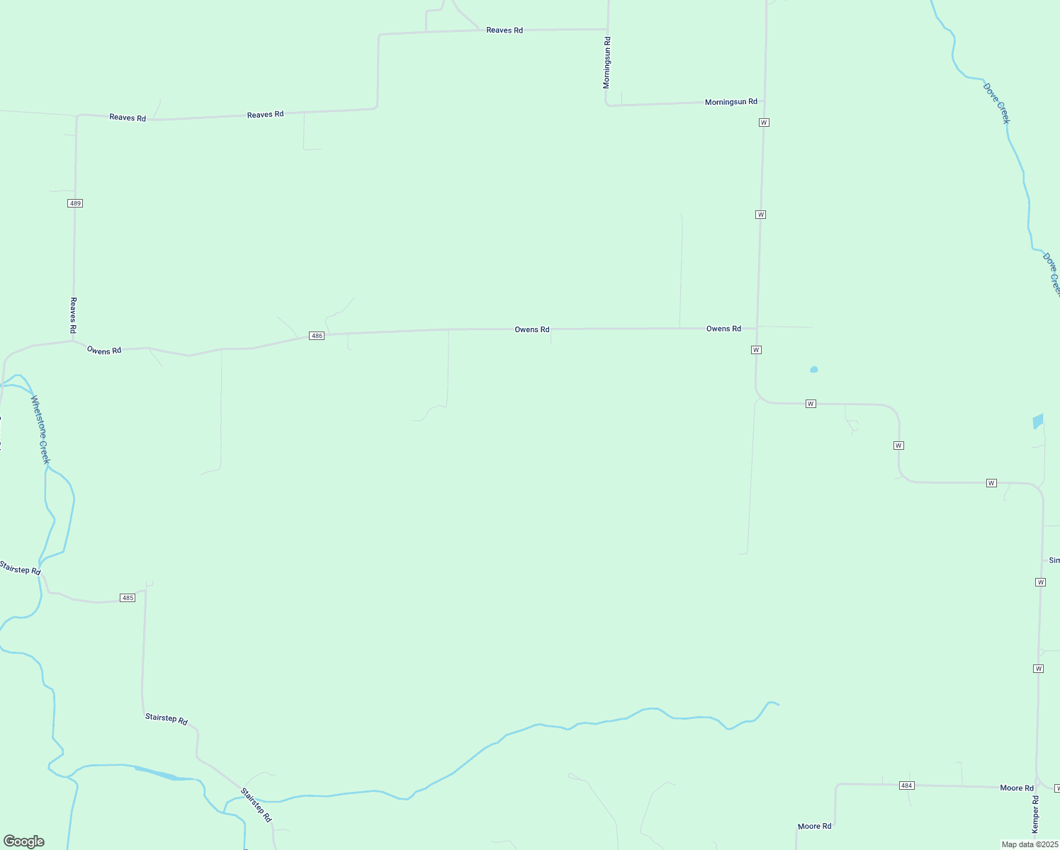 map of restaurants, bars, coffee shops, grocery stores, and more near 7736 Owens Road in Mountain Grove