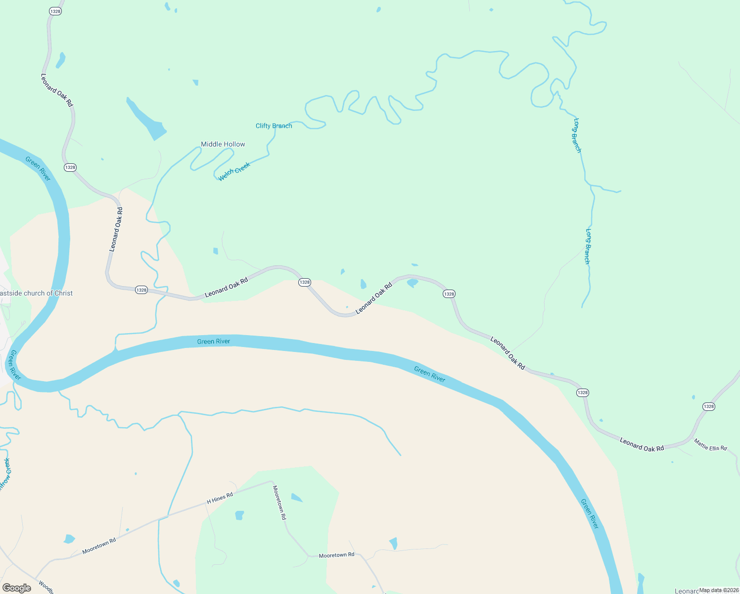 map of restaurants, bars, coffee shops, grocery stores, and more near 4080-4498 Leonard Oak Road in Morgantown