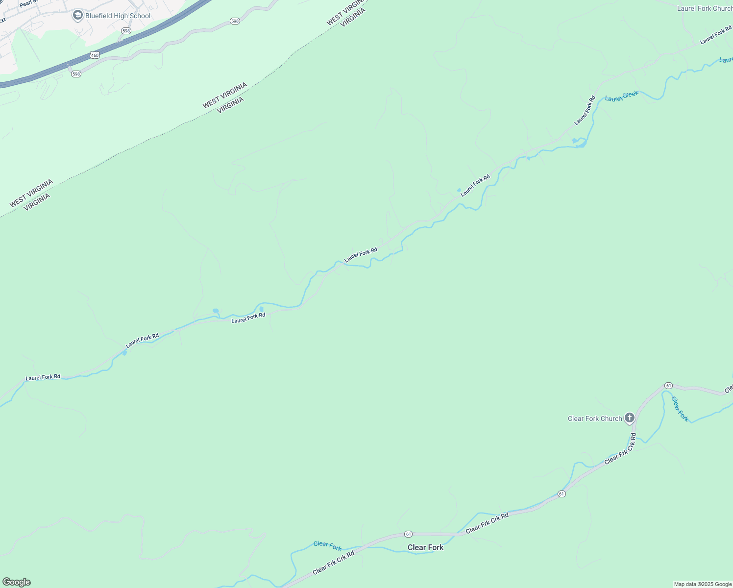 map of restaurants, bars, coffee shops, grocery stores, and more near in Bluefield