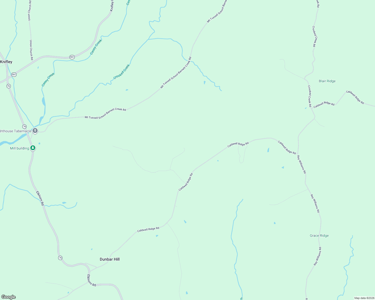 map of restaurants, bars, coffee shops, grocery stores, and more near 107 Allen Cemetery Road in Knifley