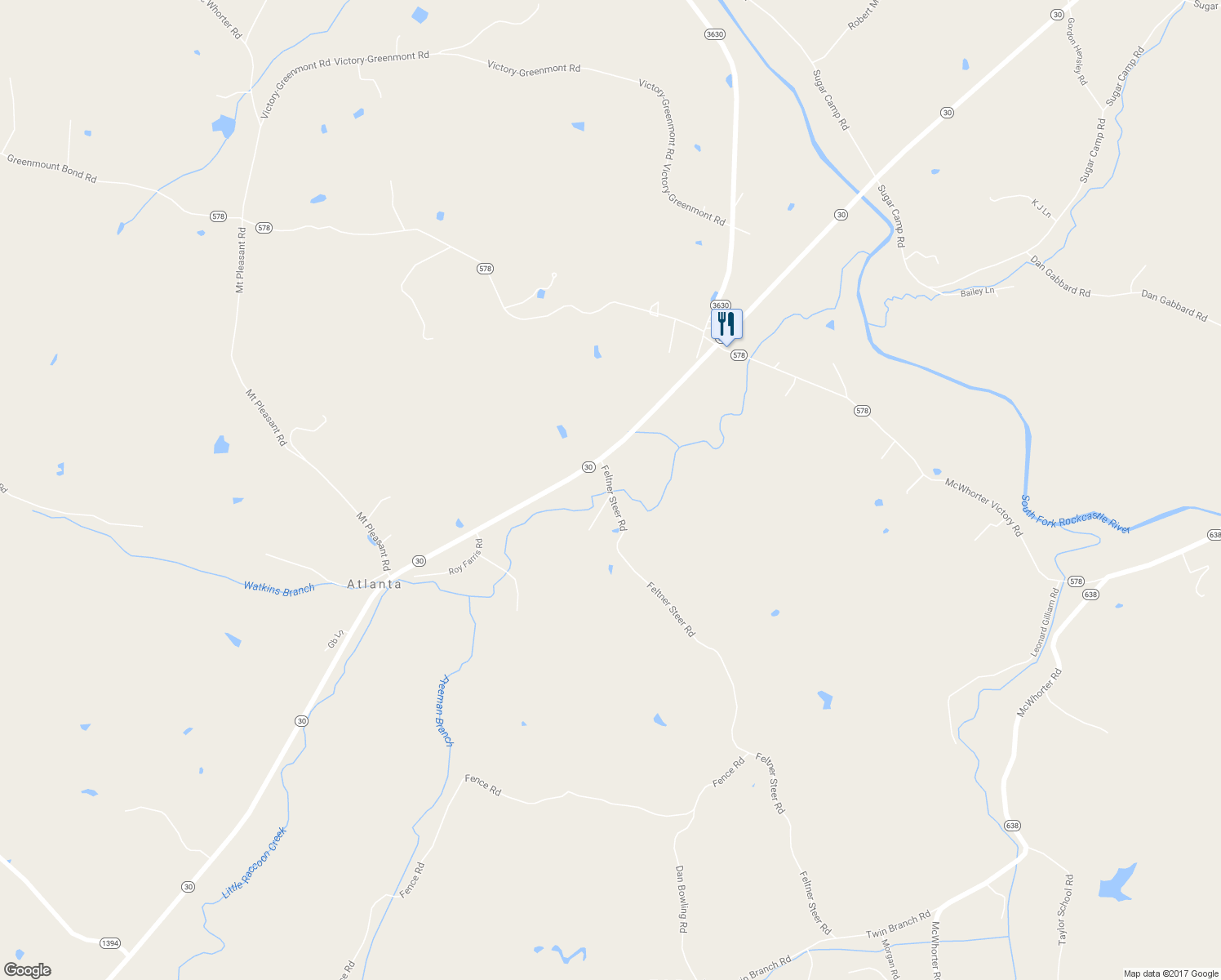 map of restaurants, bars, coffee shops, grocery stores, and more near 1585 Feltner Steer Road in London