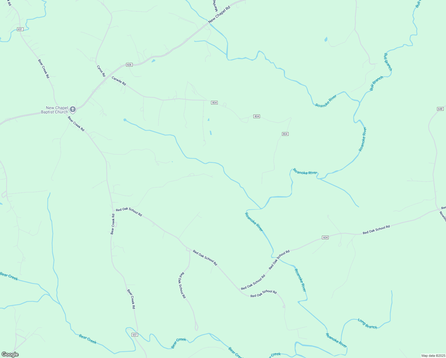 map of restaurants, bars, coffee shops, grocery stores, and more near 779 Meeting House Road in Rustburg