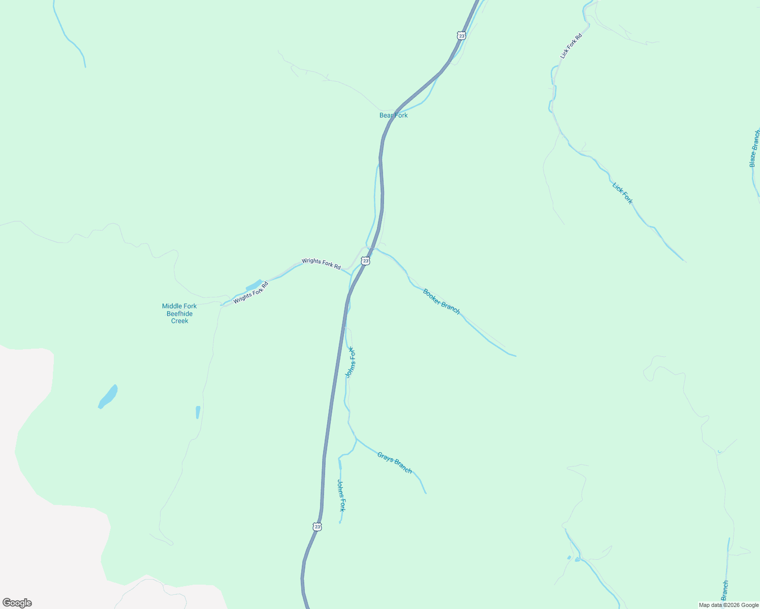 map of restaurants, bars, coffee shops, grocery stores, and more near 202 U.S. 23 in Jenkins