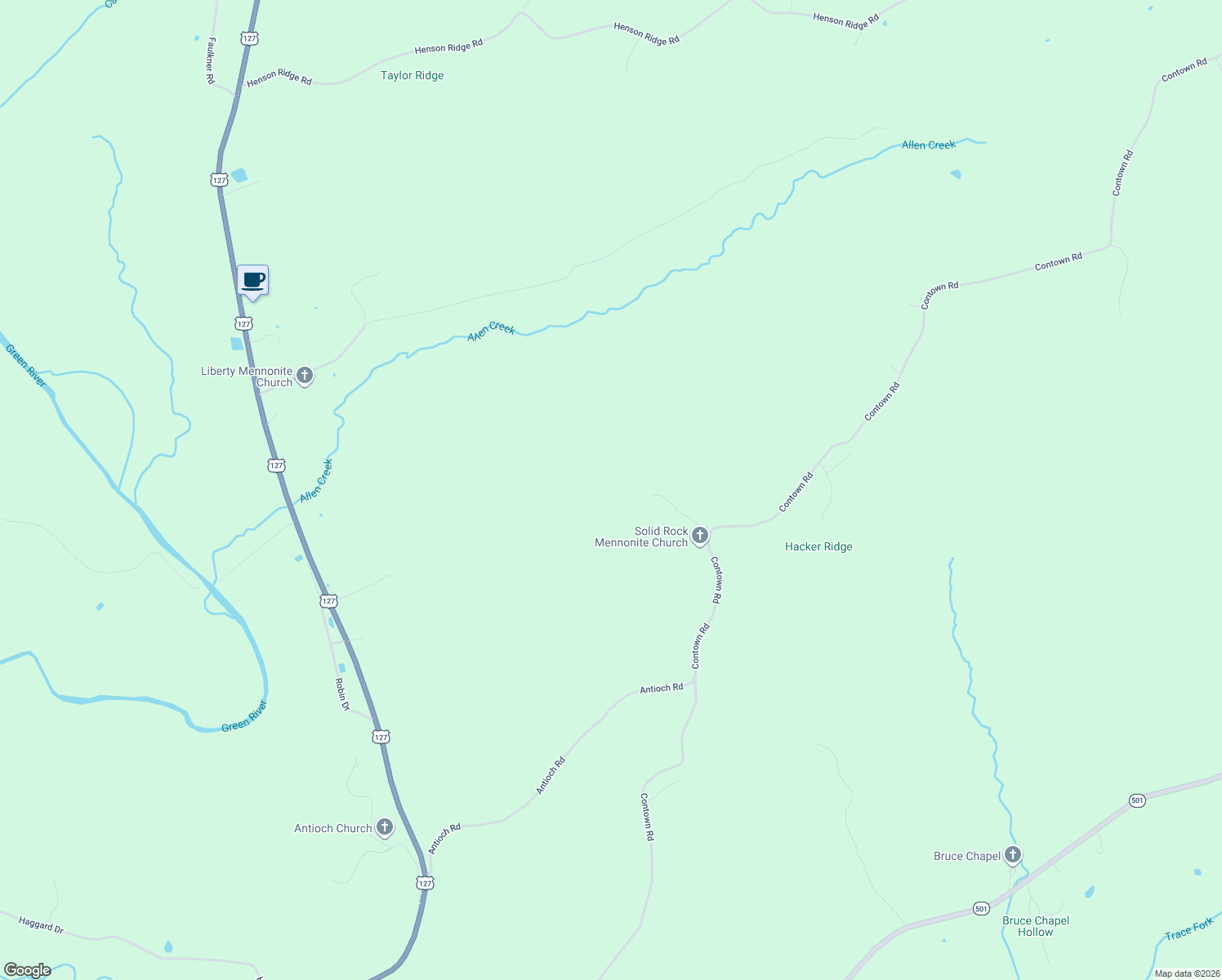 map of restaurants, bars, coffee shops, grocery stores, and more near 29-2839 Contown Road in Liberty