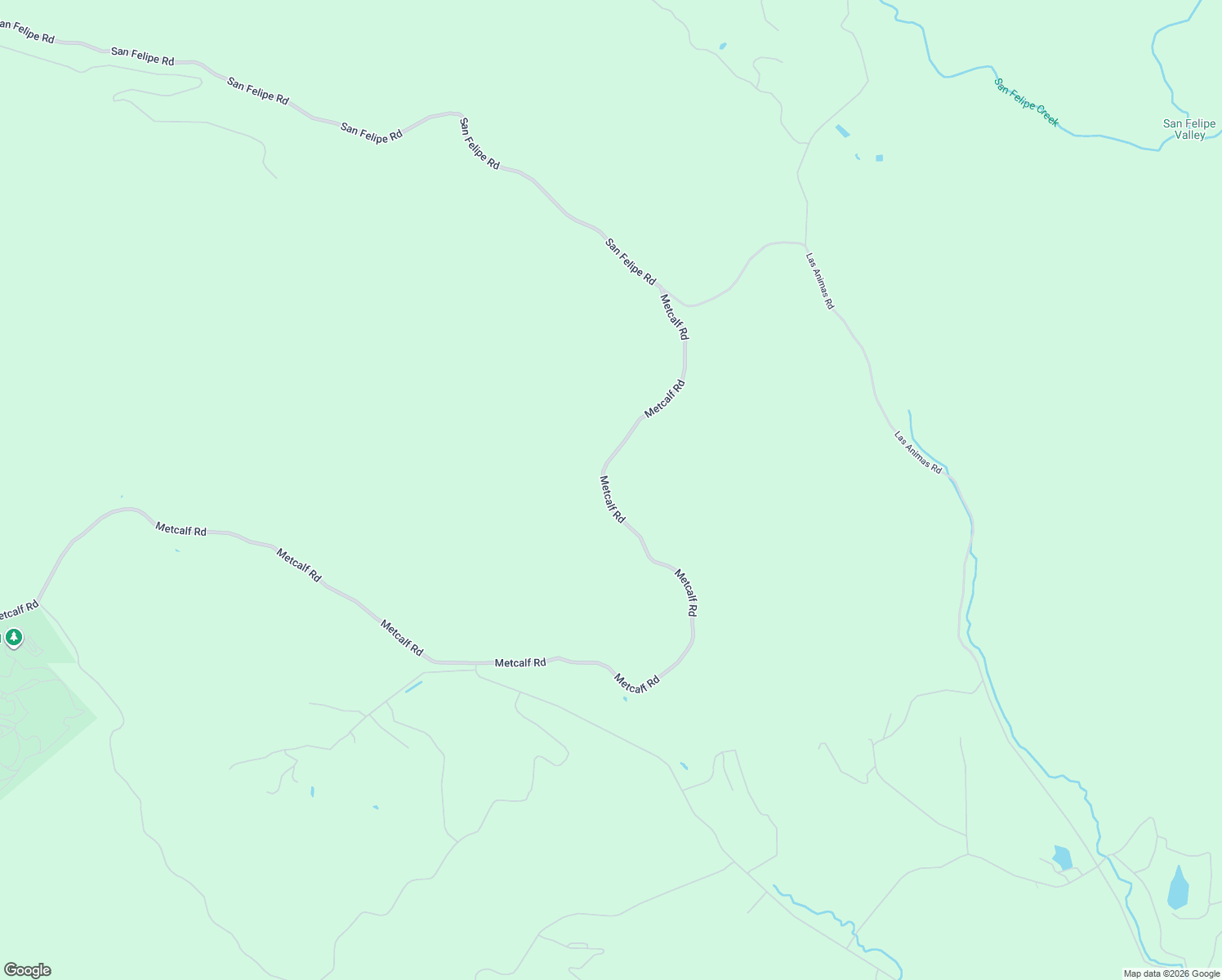 map of restaurants, bars, coffee shops, grocery stores, and more near 1286 Metcalf Road in San Jose